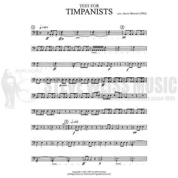 Monrad-Test for Timpanists-4T