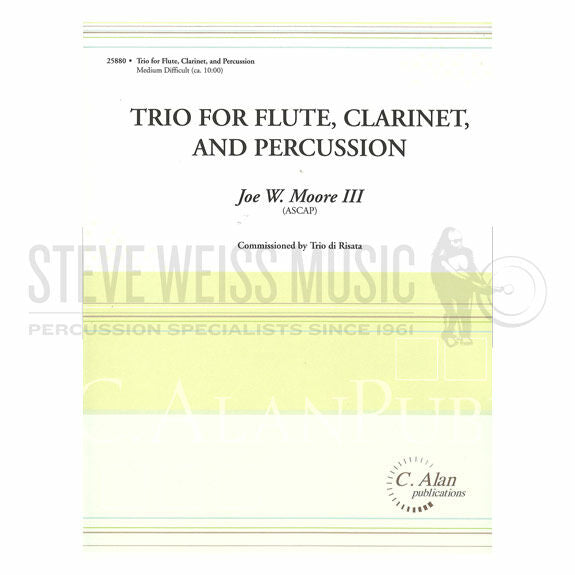 Moore, J.-Trio for Flute, Clarinet & Percussion (SP)-B/P/ FL/CL