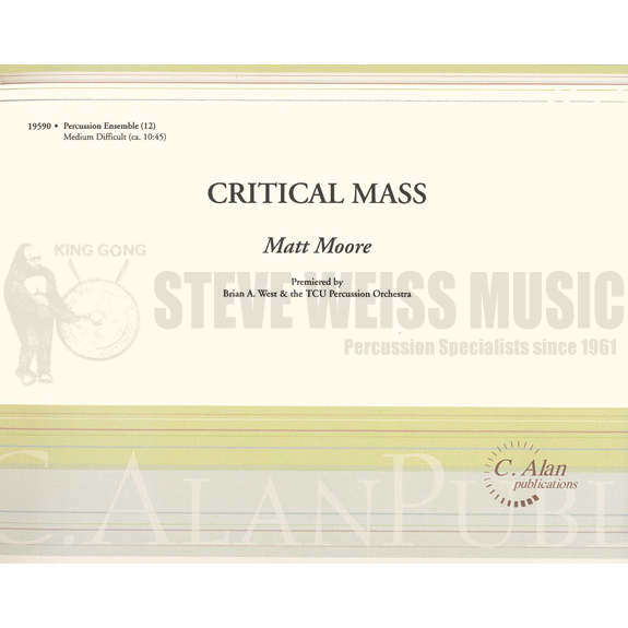 Moore, M.-Critical Mass (SP)-B/2V/C/Cro./4M/4-5T/P