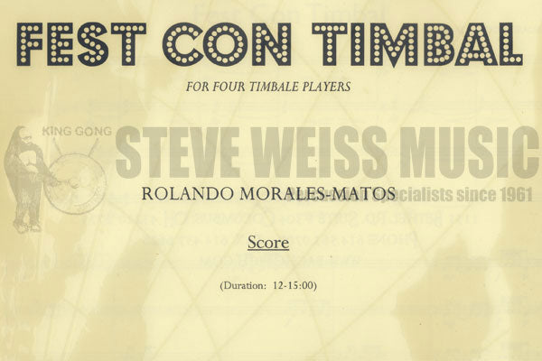 Morales-Matos-Feste con Timbale (SP)-Timbales
