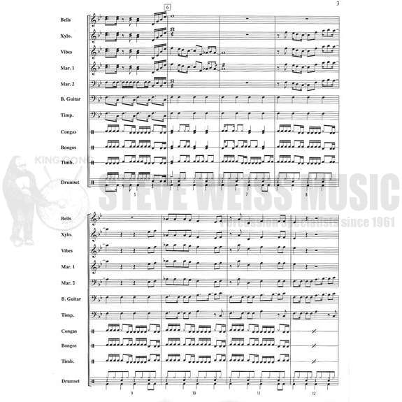 Moss/Brown-Karate arr. Moore (SP)-B/V/X/2M/4T/P/BG