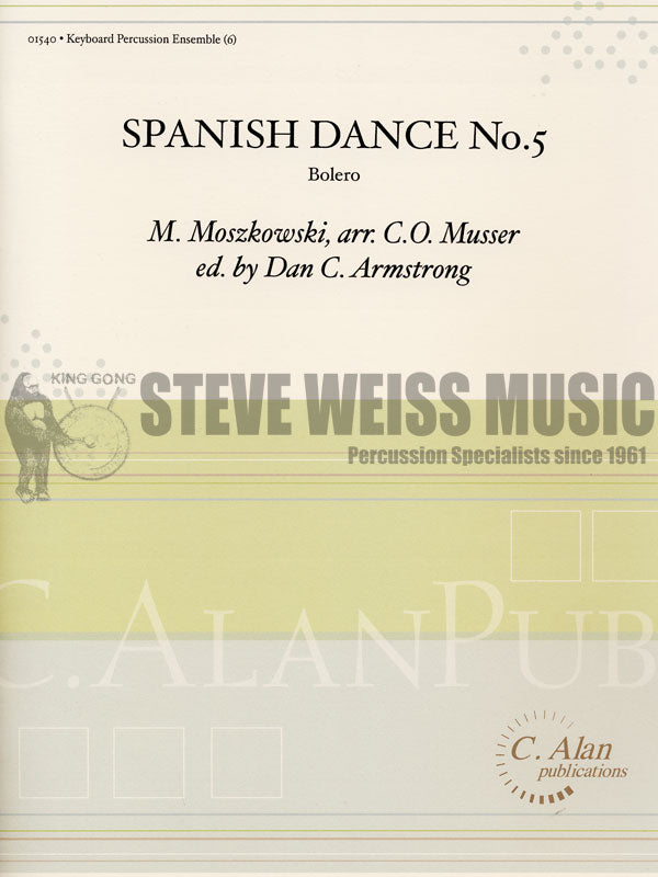 Moszkowski-Spanish Dance #5(Bolero)(SP) arr. Musser-5M/BM
