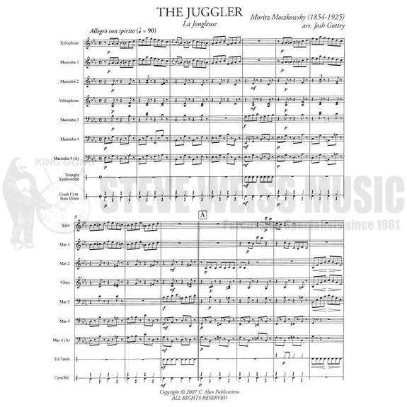 Moszkowsky-Juggler, The arr. Gottry (SP)-V/X/4M/P