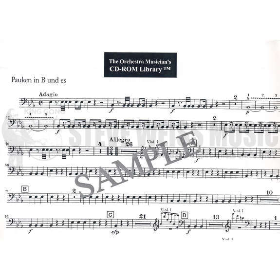 Mozart/Haydn-Complete Timpani/Percussion to 81 Orch Masterworks (CD ROM)