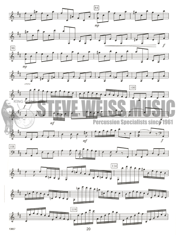 Mozart-Mozart for Marimba arr Glassock-M