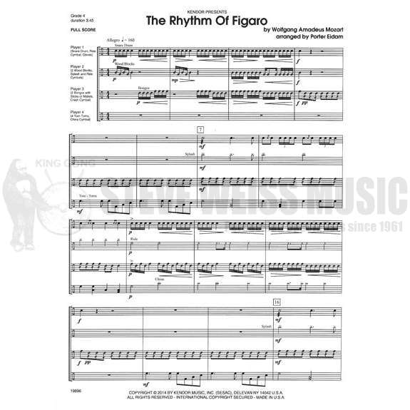 Mozart-Rhythm of Figaro, The arr. Eidam (SP)-P