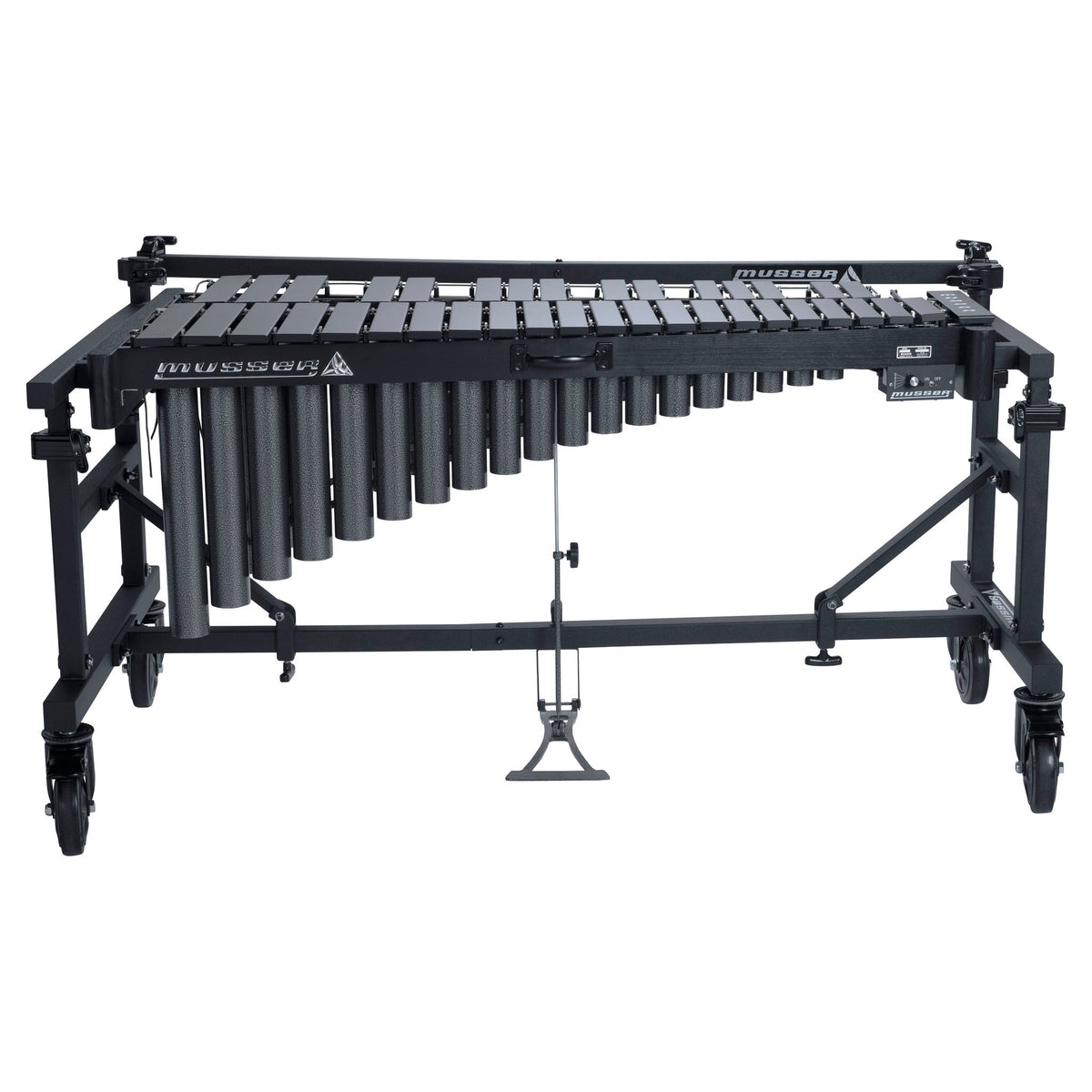 MU2AV30M Musser 3 octave Ultimate 2.0 vibraphone with black bars player side view