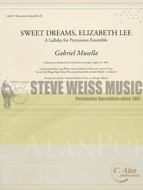 Musella-Sweet Dreams, Elizabeth Lee (SP)- B/2V/C/Cro./M/P/PN/VC (opt. M)
