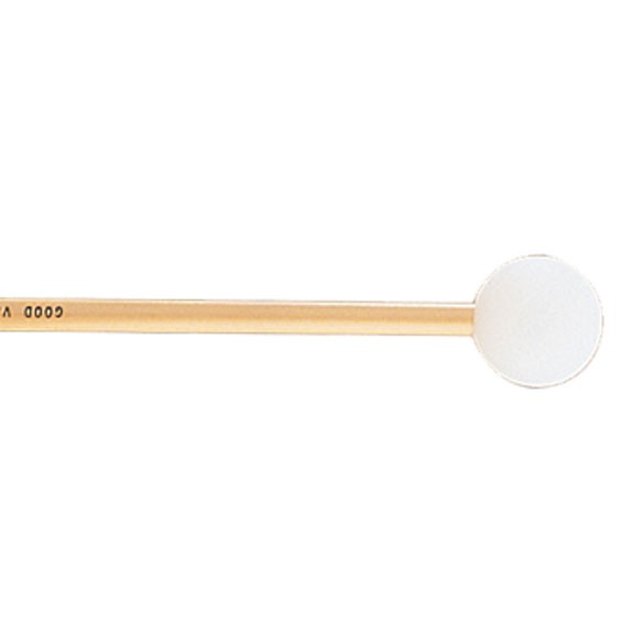 Musser Rattan Handle Mallets - 1 1/8" Poly Med Hard White (M226)