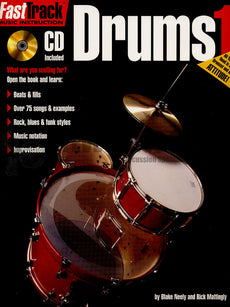 Neely/Mattingly-Fasttrack Drum Method Bk. 1 (CD)