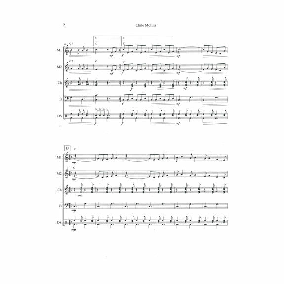Nicely (arr.)-Chile Molina (Trad. Costa Rican danza) (SP)-4M/DS