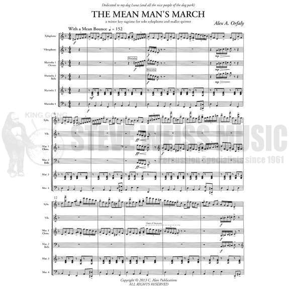 Orfaly-Mean Man's March (new edition) (SP)-Solo X/V/ 4M/C