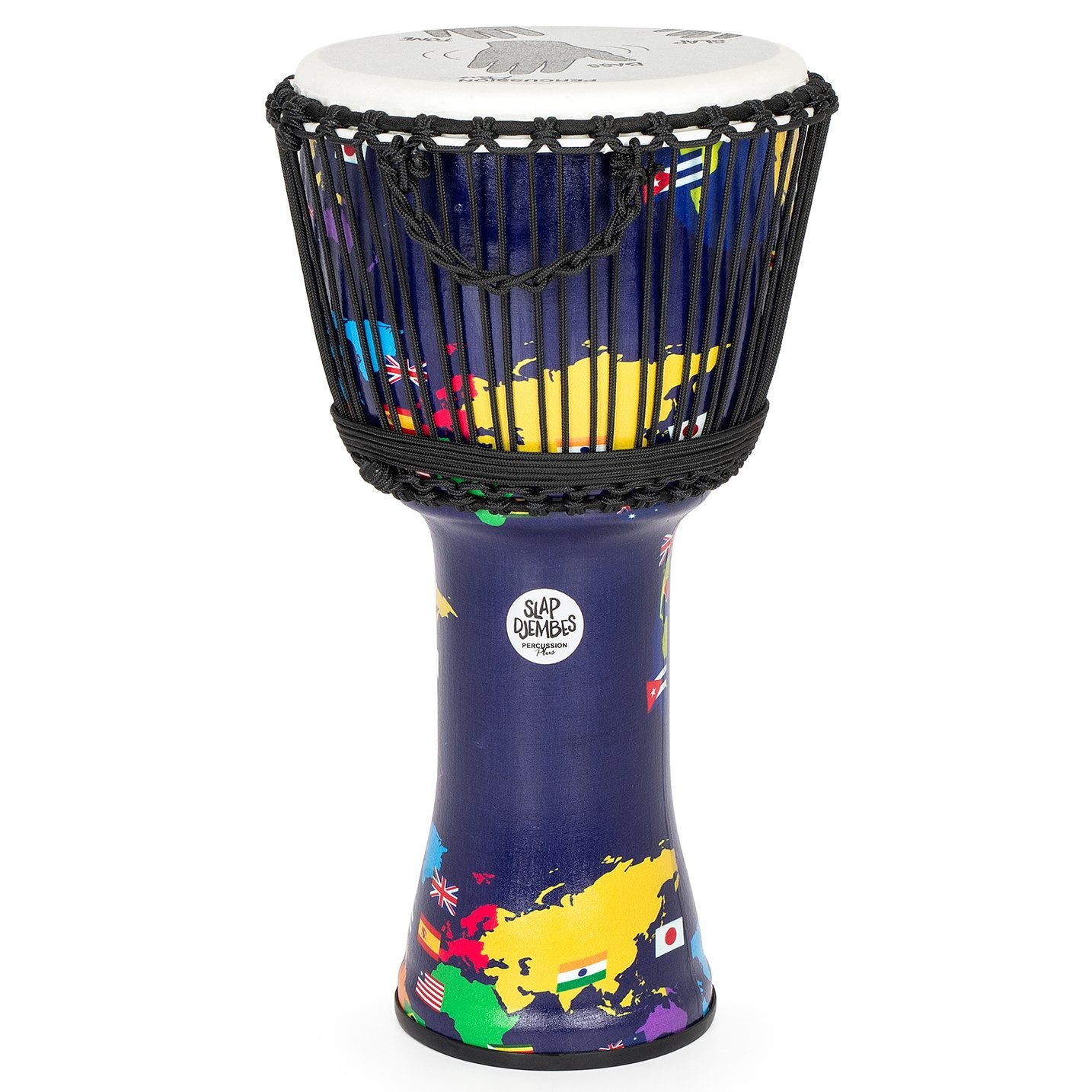 Panyard WPP6953 Slap Djembe Rope Tuned - World Graphics - 12"