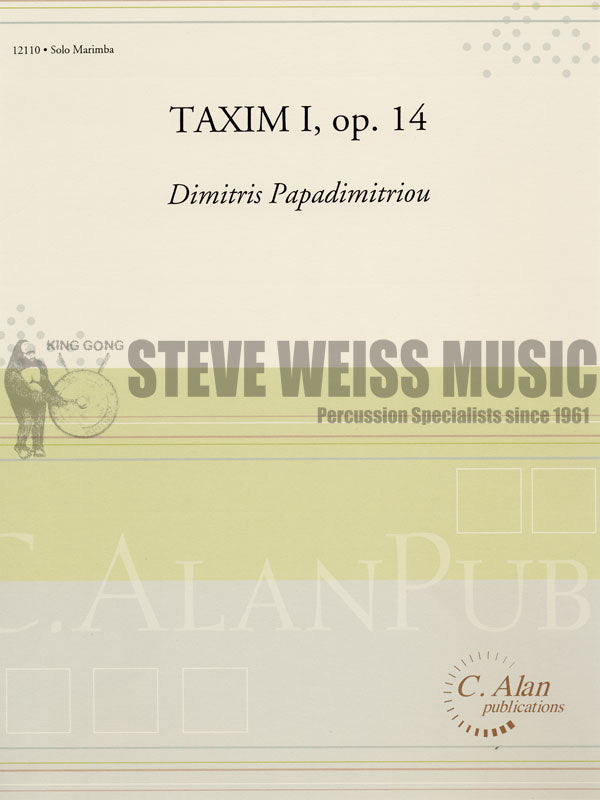 Papadimitriou-Taxim I, Op. 14-M
