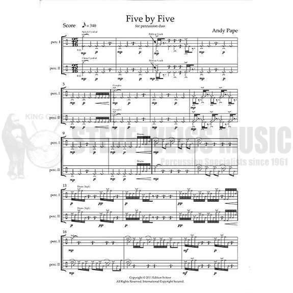 Pape-Five By Five (SP)-P