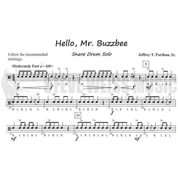Parthun-Hello, Mr. Buzzbee-SD