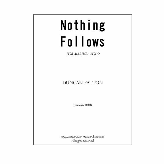 Patton-Nothing Follows-M