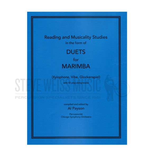 Payson-Duets for Marimba (w/downloadble playalong tracks)