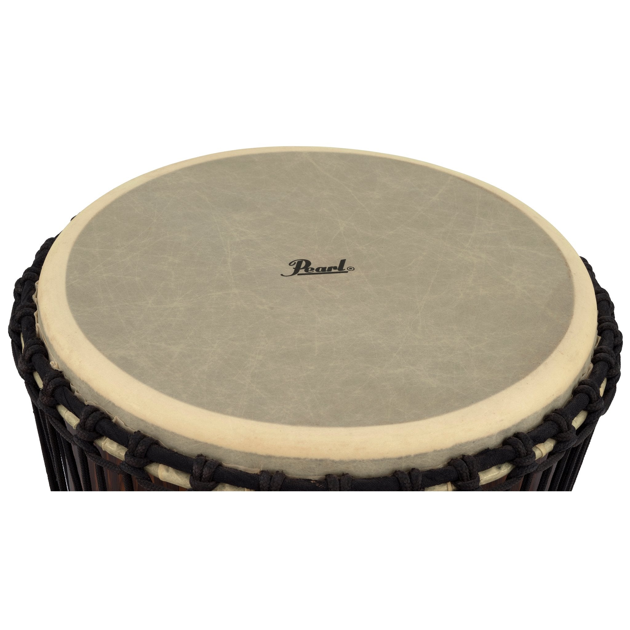 Pearl Artisan Rope-tuned Djembe - 12" - Artisan Straight Grain Limba - Image 6