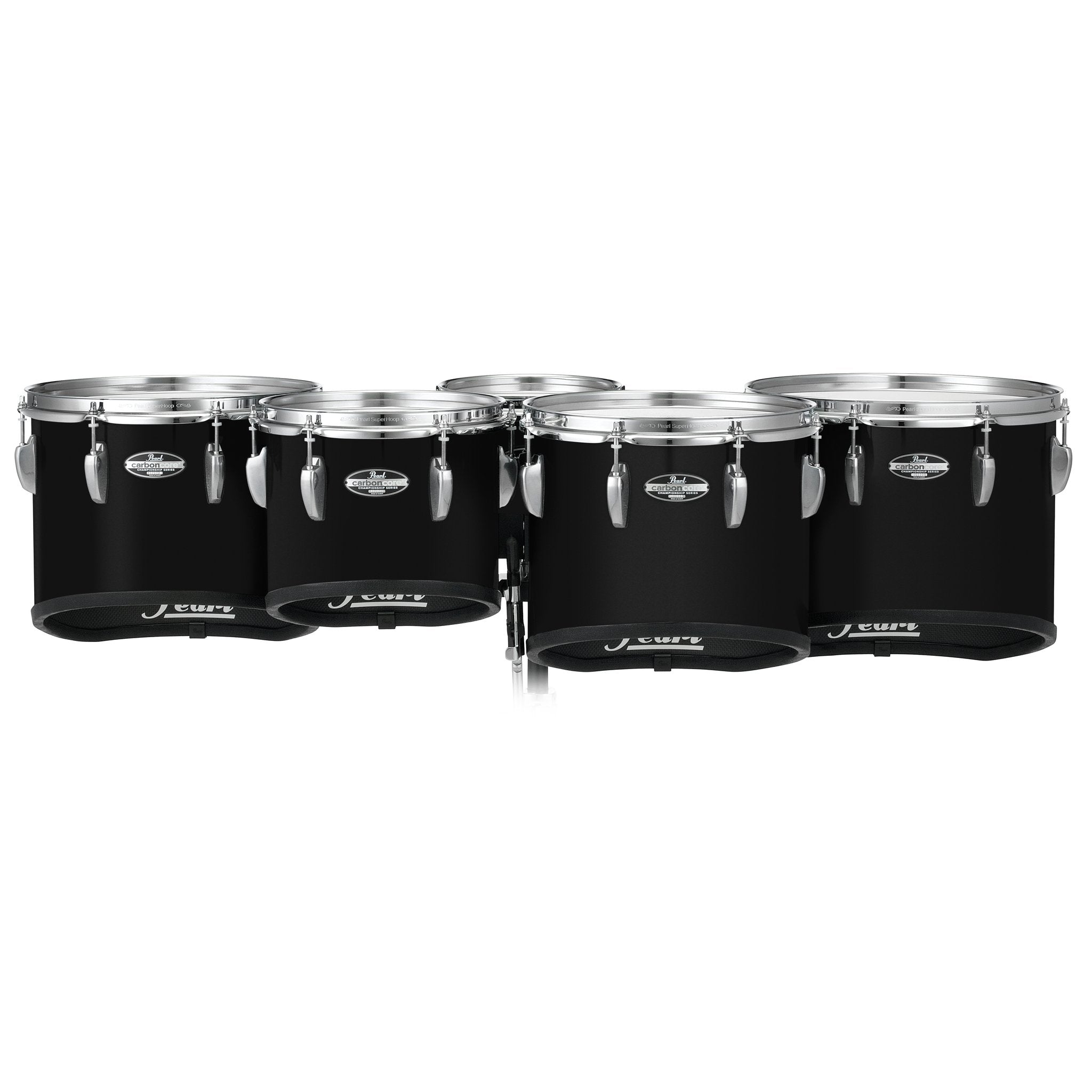 Pearl Championship CarbonCore Marching Tenor Set pmtcc80234c103-103-piano-black