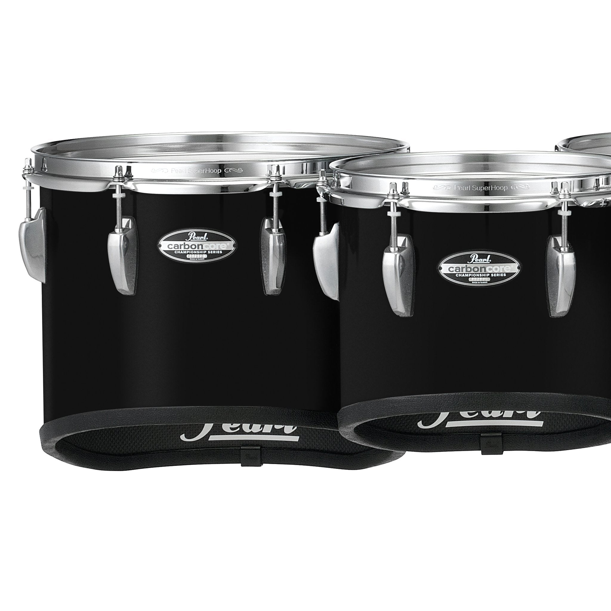 Pearl Championship CarbonCore Sextet Marching Tenors (6,8,10,12,13,14) - Piano Black Lacquer