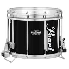 Pearl Championship Maple FFX CarbonCore Marching Snare Drum - 13" x 11" - Piano Black Lacquer