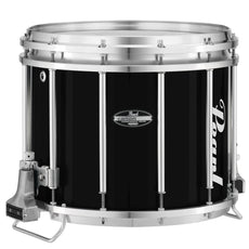 Pearl Championship Maple FFX CarbonCore Marching Snare Drum - 14" x 12" - Piano Black Lacquer