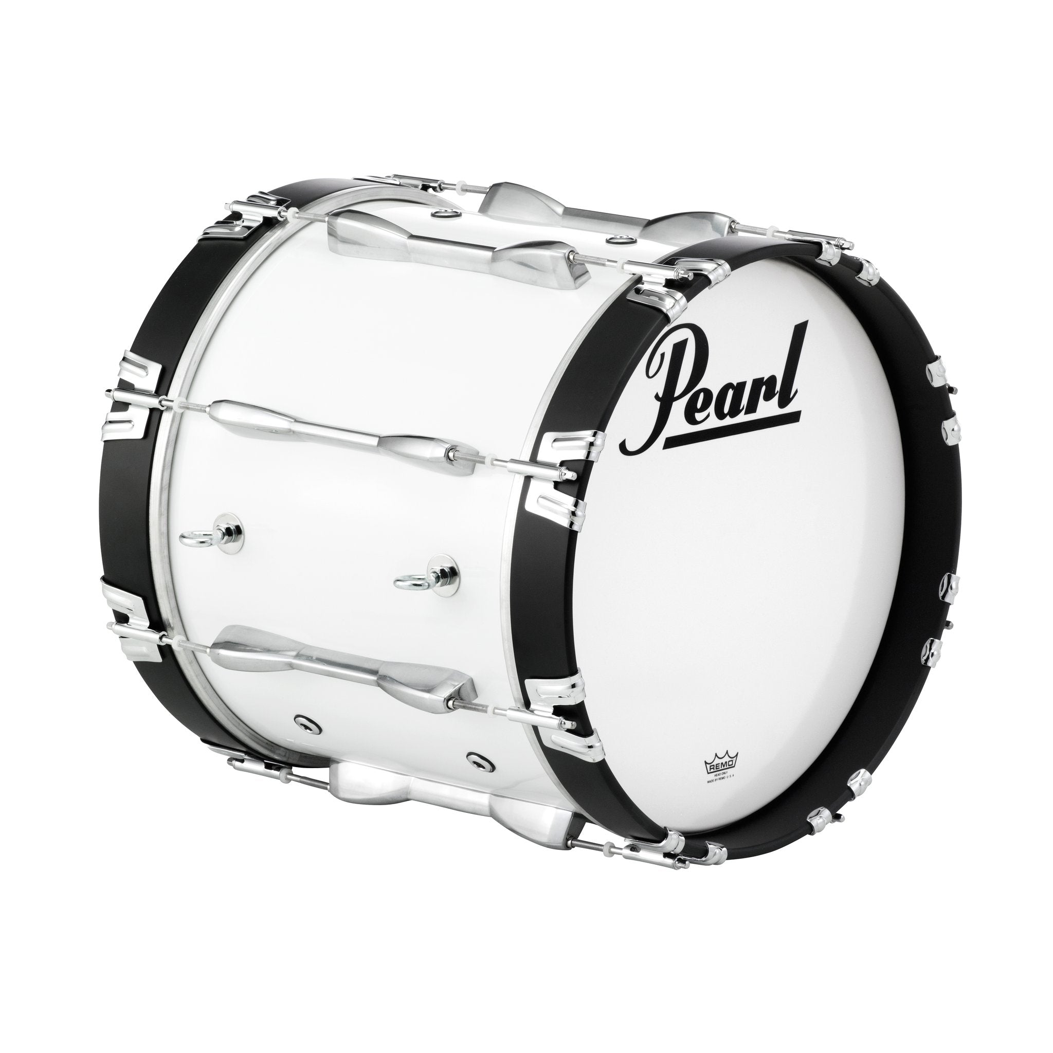 Pearl Championship Marching Bass Drum - 16" x 14" - PBDM1614/A33 Pure White