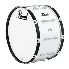 Pearl Championship Marching Bass Drum - 32" x 16" - Pure White - Image 1