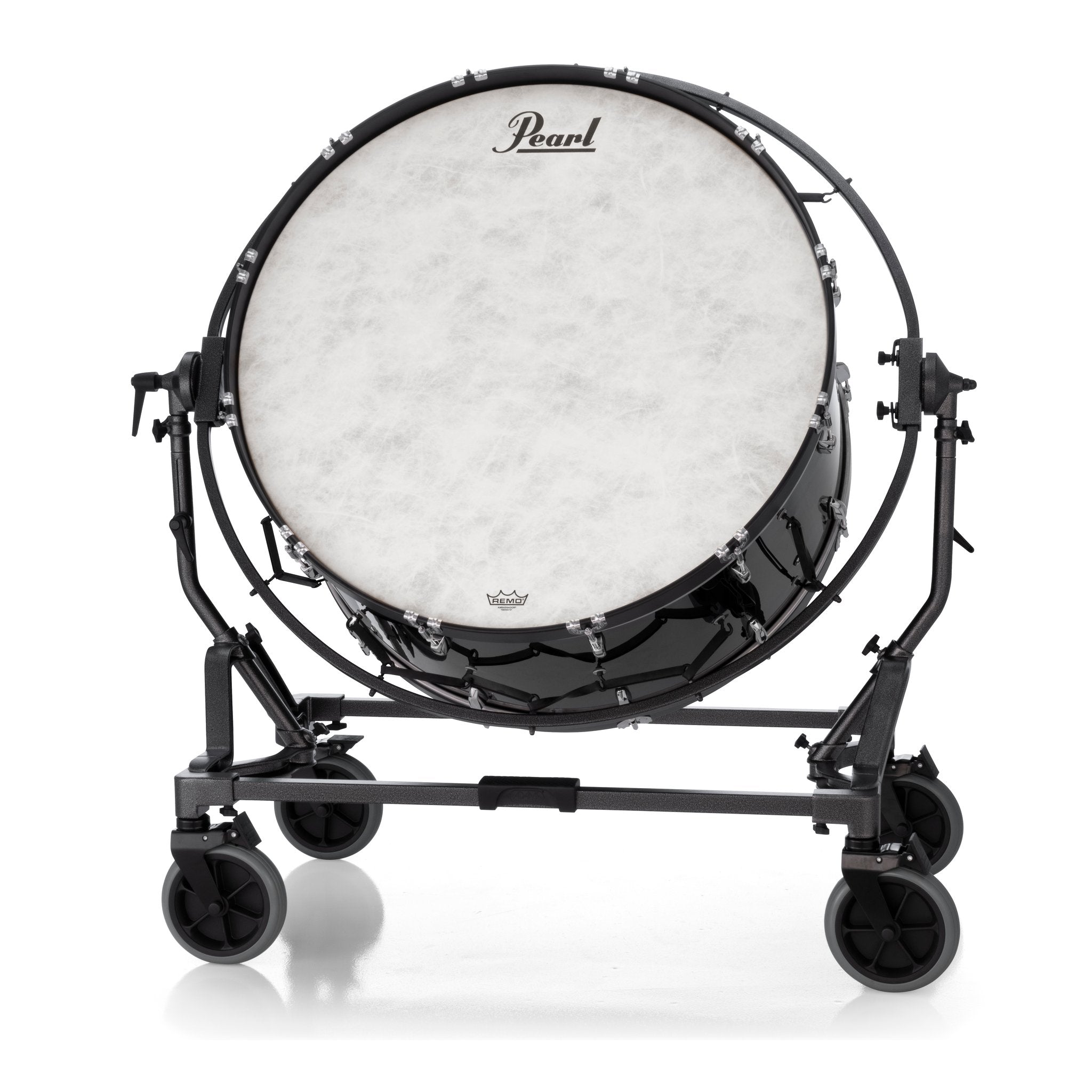 Pearl Concert Series Bass Drum with Stand - 36" x 18" - Field Suspended Stand PBE3618F/C46 Tilted