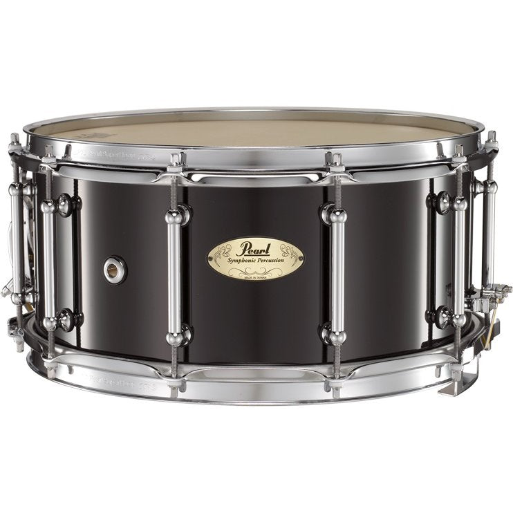 Pearl Concert Series Maple Snare Drum - 14" x 6.5" - Piano Black