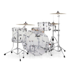 Pearl Crystal Beat 3-piece Drum Set Shell Pack - 24" Bass Drum - Ultra Clear - Image 1