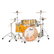 Pearl Crystal Beat 4-piece Drum Set Shell Pack - 22"/10"/12"/16" - Tangerine Glass
