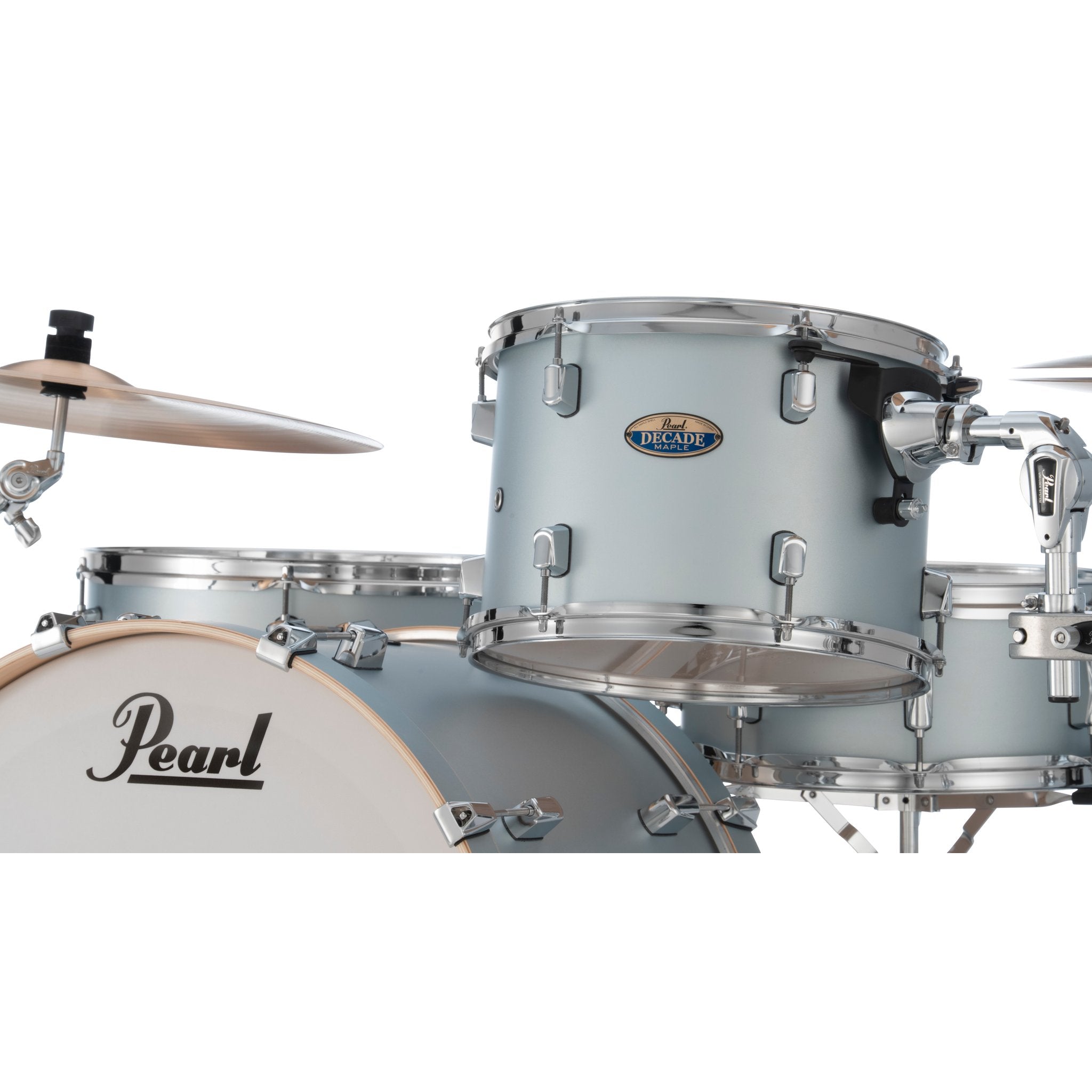 Pearl Decade Maple 3-piece Drum Set Shell Pack - 24" Bass Drum - Blue Mirage - Image 4