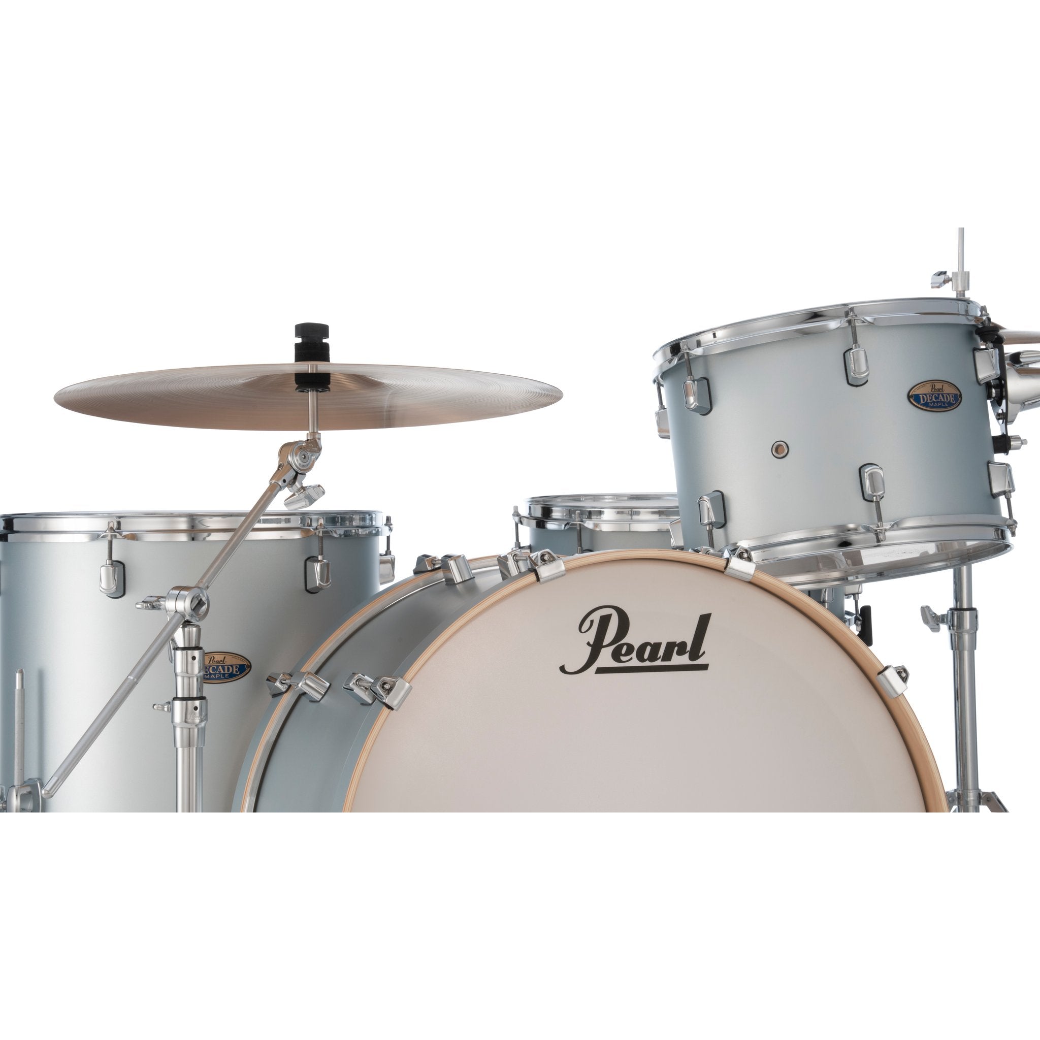 Pearl Decade Maple 3-piece Drum Set Shell Pack - 24" Bass Drum - Blue Mirage - Image 6