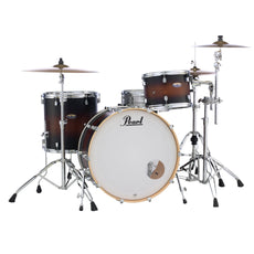 Pearl Decade Maple 3-piece Drum Set Shell Pack - 24" Bass Drum - Satin Brown Burst - Image 1