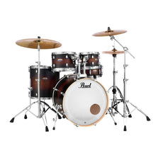 Pearl Decade Maple 5-piece Drum Set Shell Pack - 22" Bass Drum - Satin Brown Burst - Image 1