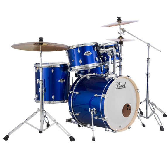 Pearl EXX Export Fusion Drum Set with 22" Bass - High Voltage Blue
