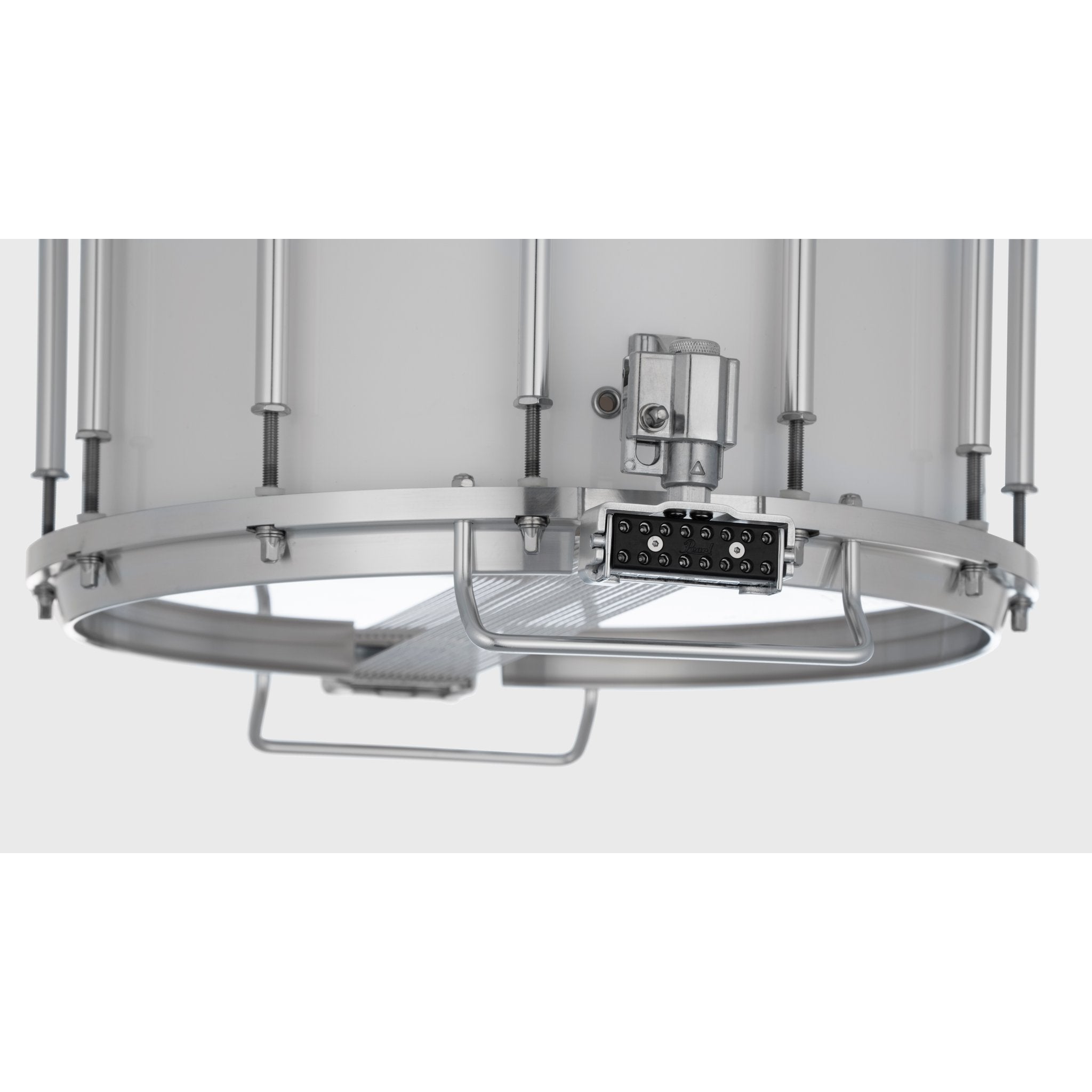Pearl Finalist Birch Marching Snare Drum - 14" x 12" - Pure White - Image 4