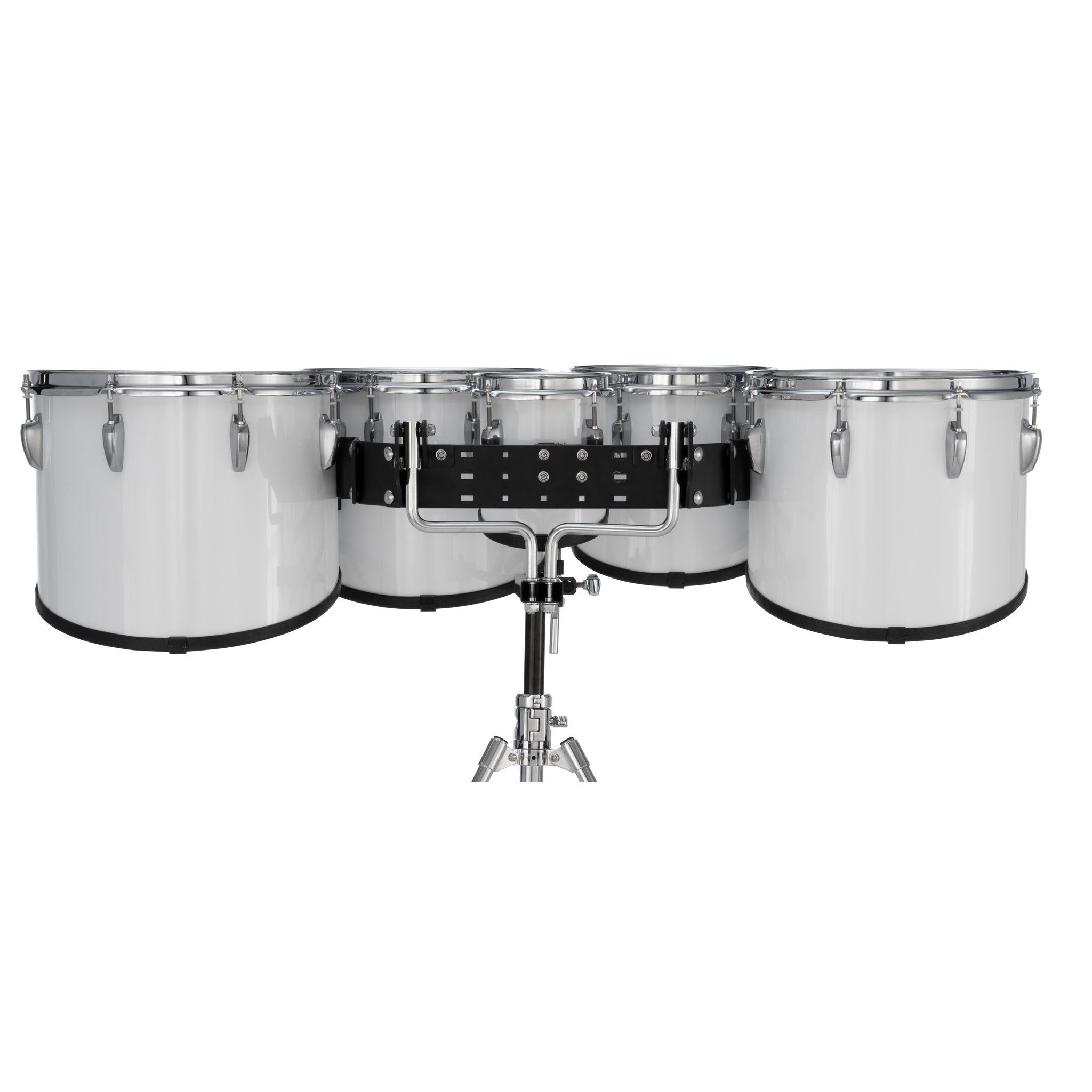 Pearl Finalist Birch Quint Marching Tenor Set - 6"/10"/12"/13"/14" - Pure White - Image 4