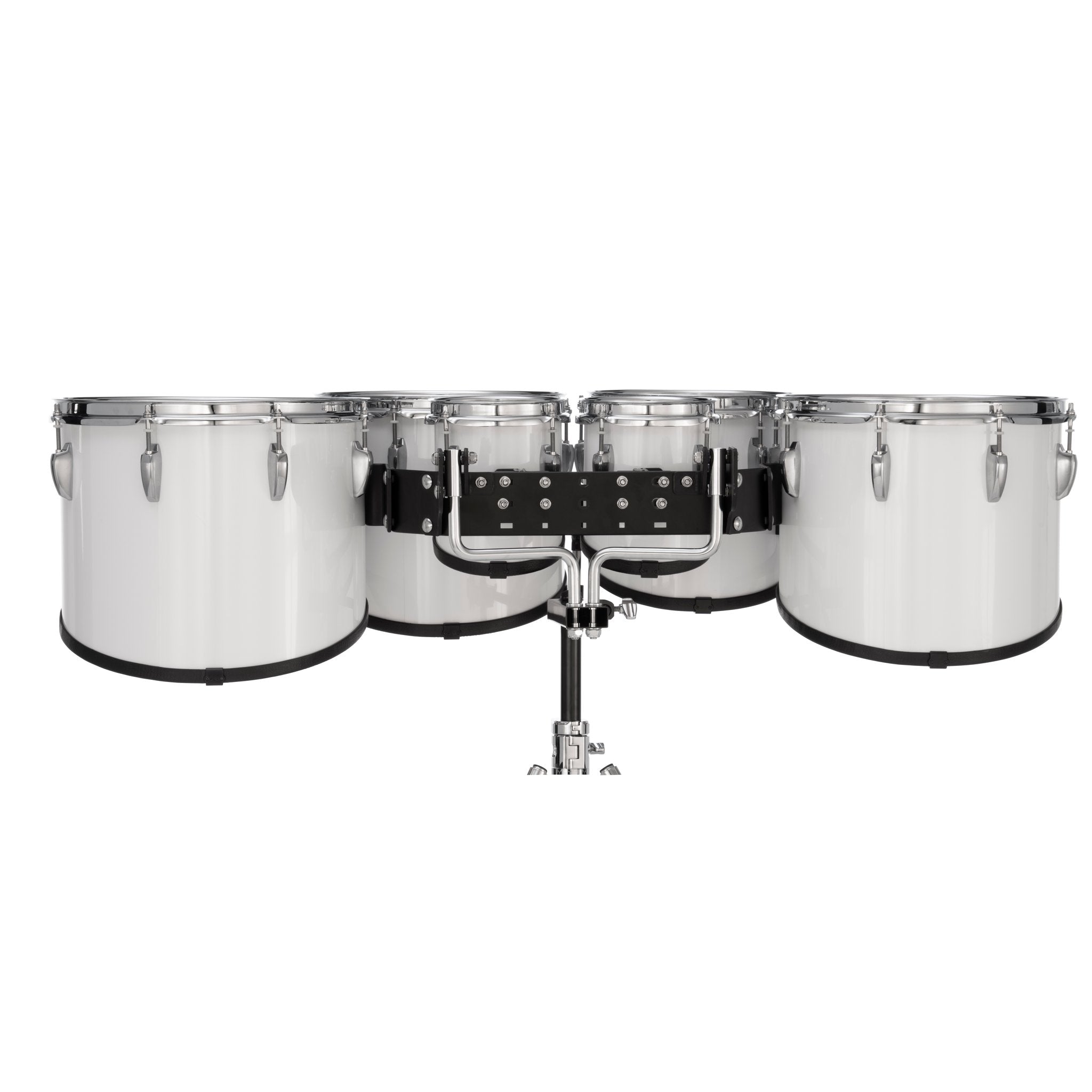 Pearl Finalist Birch Sextet Marching Tenor Set - 6"/8"/10"/12"/13"/14" - Pure White - Image 4