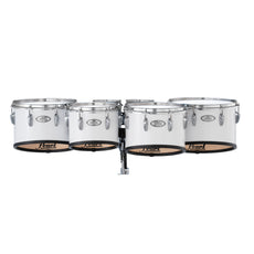 Pearl Finalist Birch Sextet Marching Tenor Set - 6"/8"/10"/12"/13"/14" - Pure White - Image 1