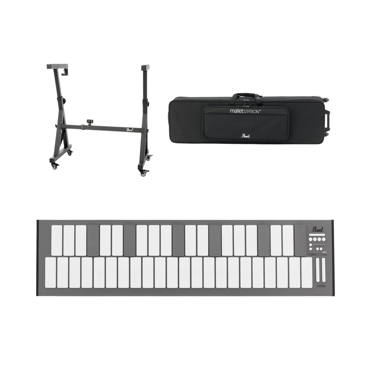 Pearl malletSTATION EM1 Mallet Controller Bundle with FREE Case and Stand-EM1+BAG+STAND