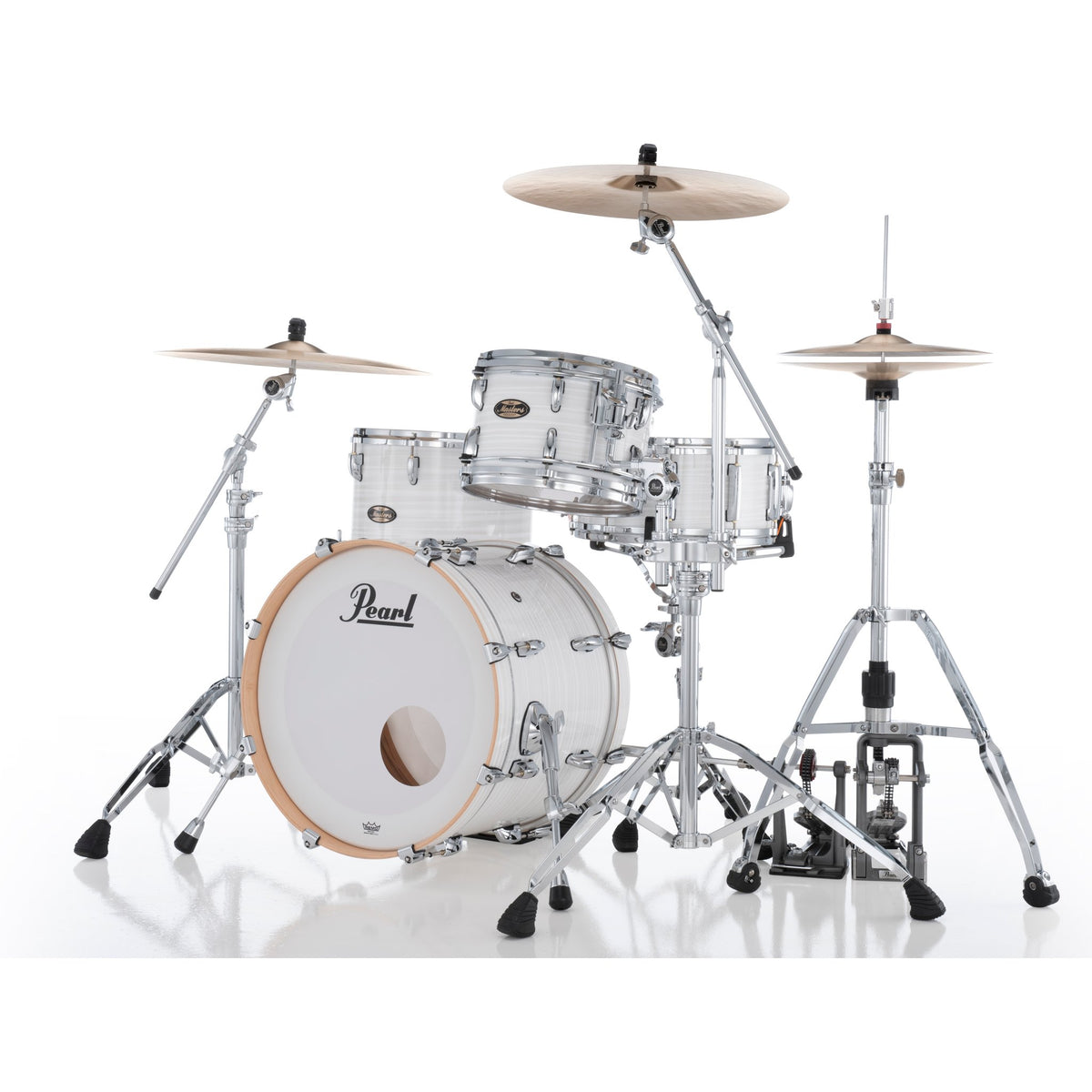 Pearl Masters Maple Gum 3-Piece Shell Pack with Gyrolock L Tom Mount - 24" Bass Drum MMGC943XPL/C854