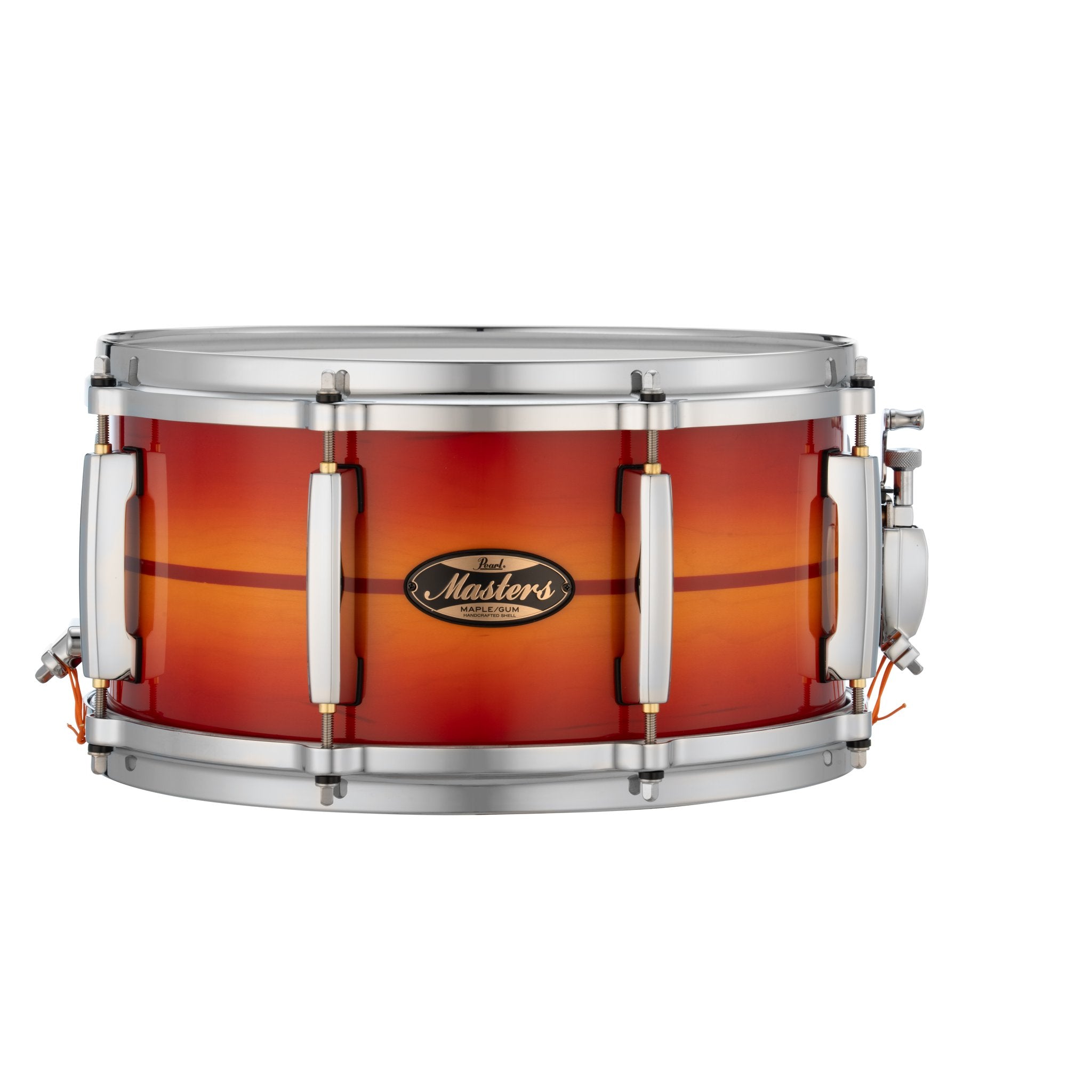 pearl-masters-maple-gum-snare-drum-13"-6.5"-sunburst-red-stripe-MMGC1365S/C857