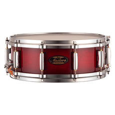 Pearl Masters Maple/Gum Snare Drum - 14" x 5" - Deep Redburst - Image 1