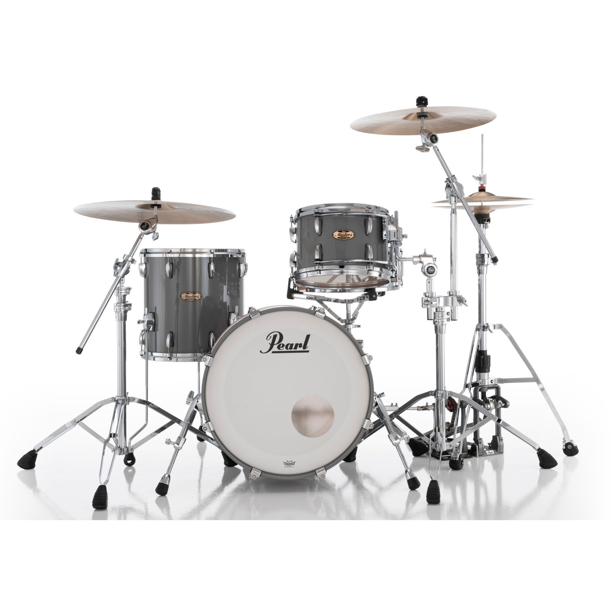 Pearl Masters Maple Pure 3-piece Shell Pack With Gyrolock L Tom Mount - 20" Bass Drum - Image 2