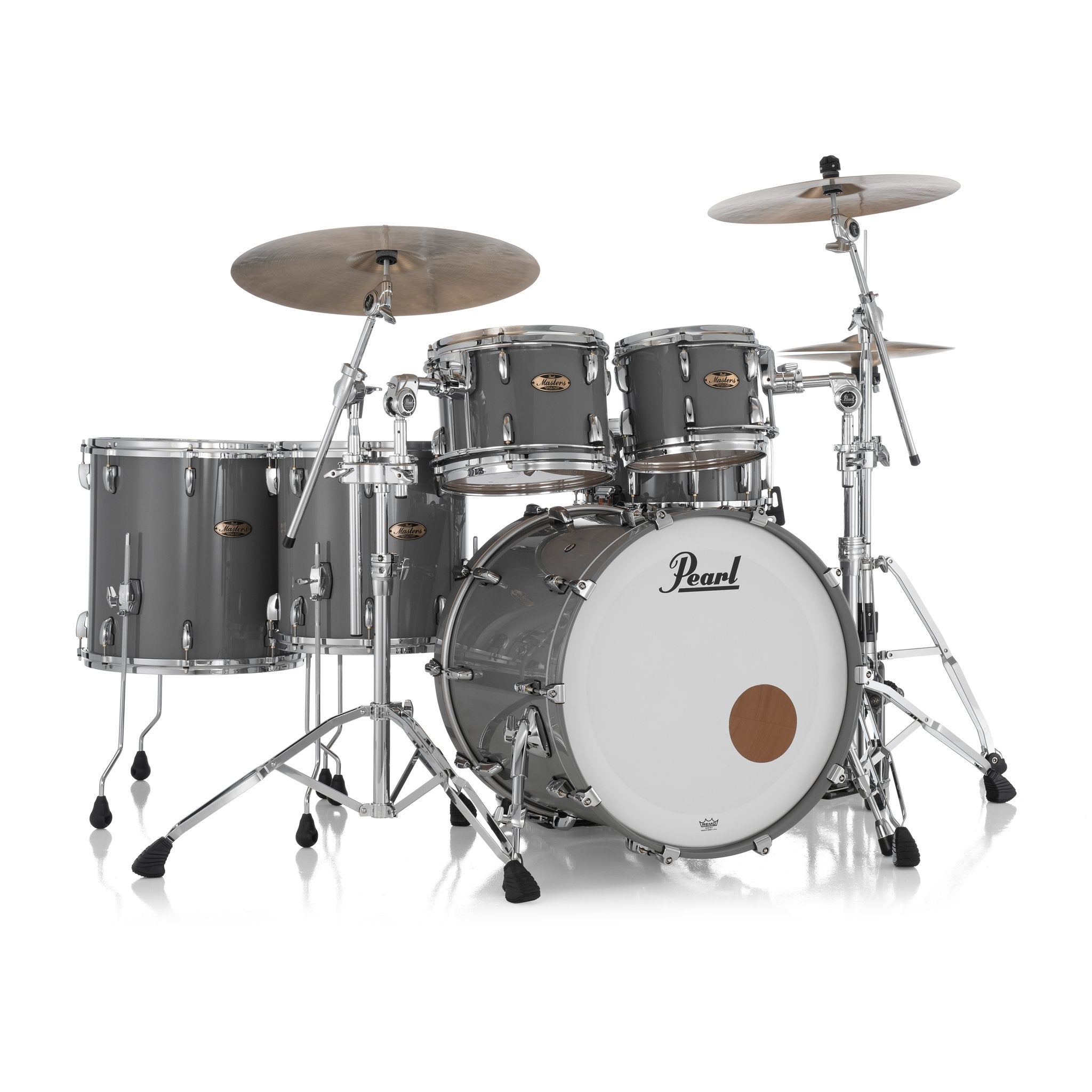 Pearl Masters Maple Pure 4-piece Shell Pack With Gyrolock Tom Mount - 22" Bass Drum - Image 3