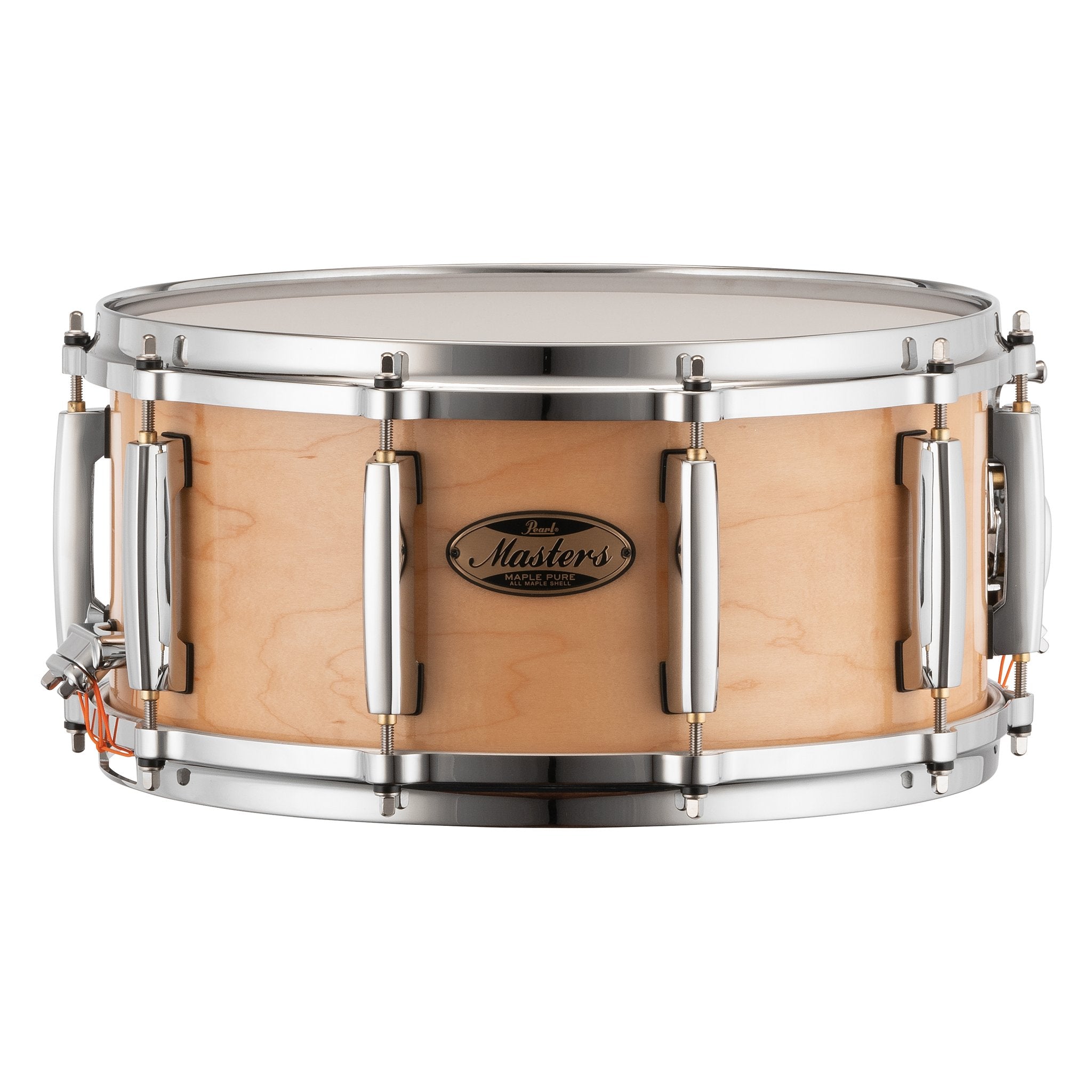 Pearl Masters Maple Pure Snare Drum - 14" x 6.5" - Natural Maple - Image 1