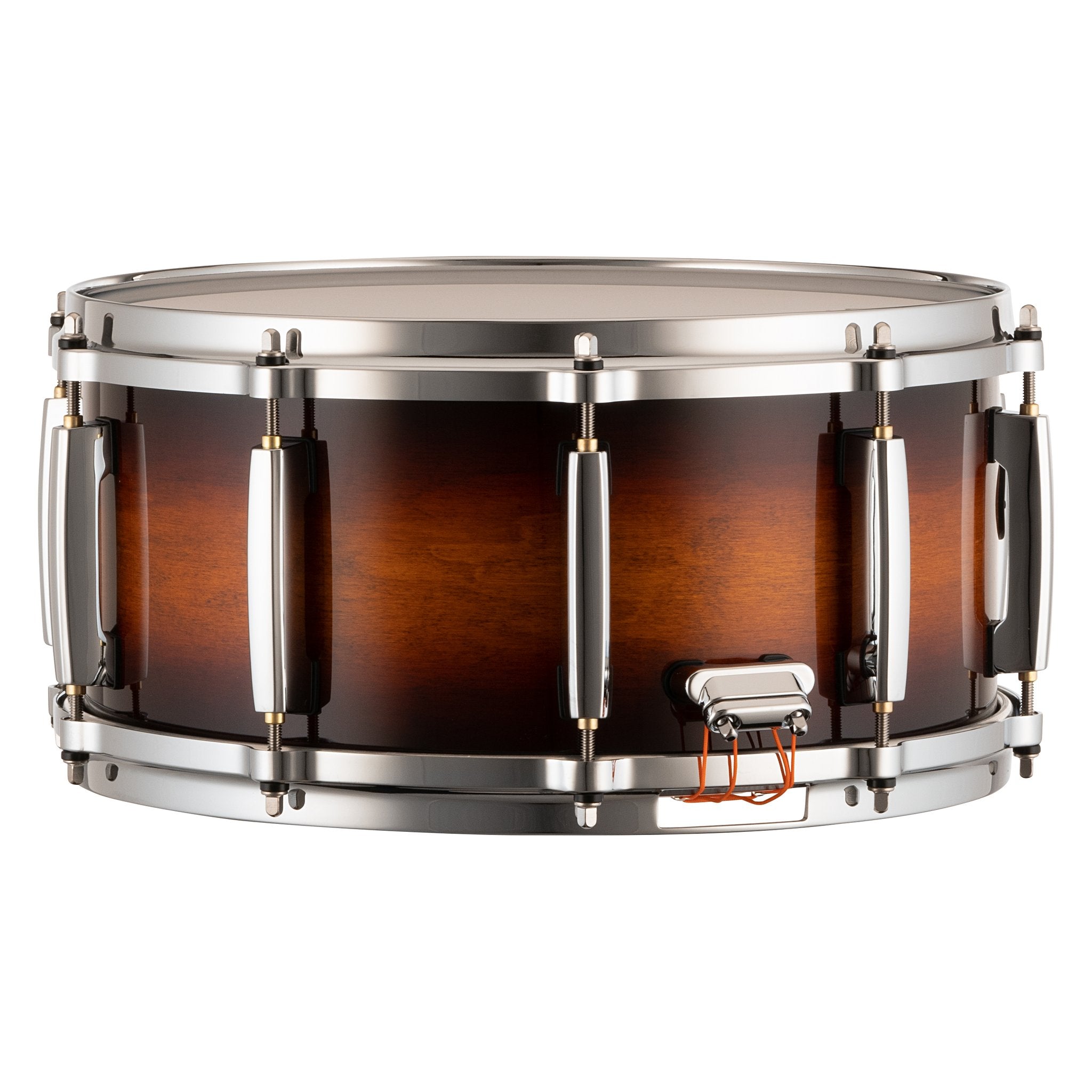 Pearl Masters Maple Pure Snare Drum - 14" x 6.5" - Vintage Tobacco Burst - Image 2